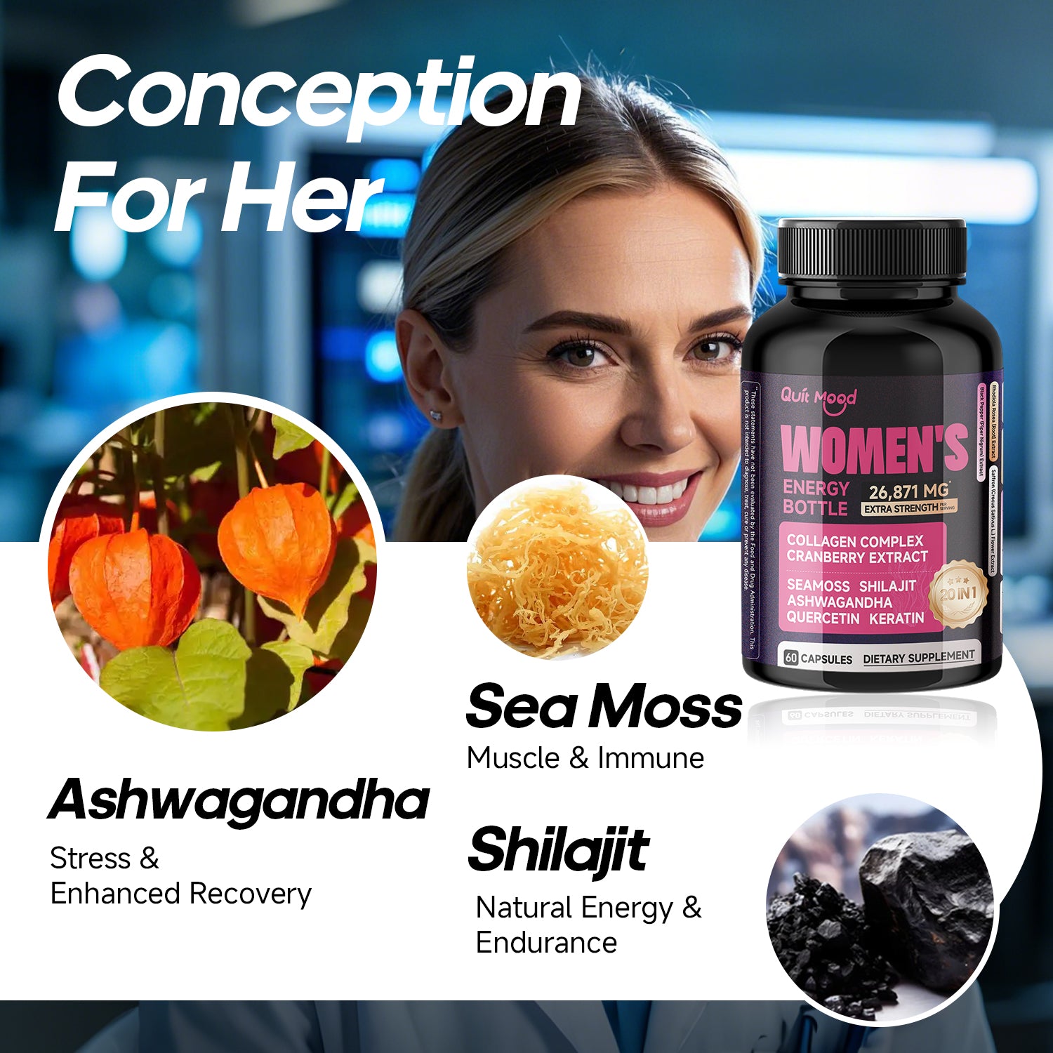 Energy Bottle for Women
