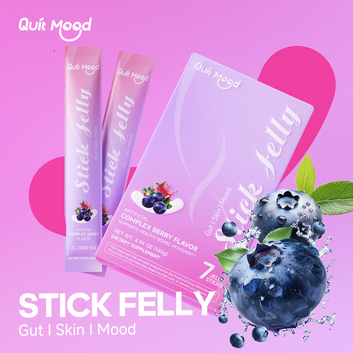 Stick Mixed Berry Jelly-Packed