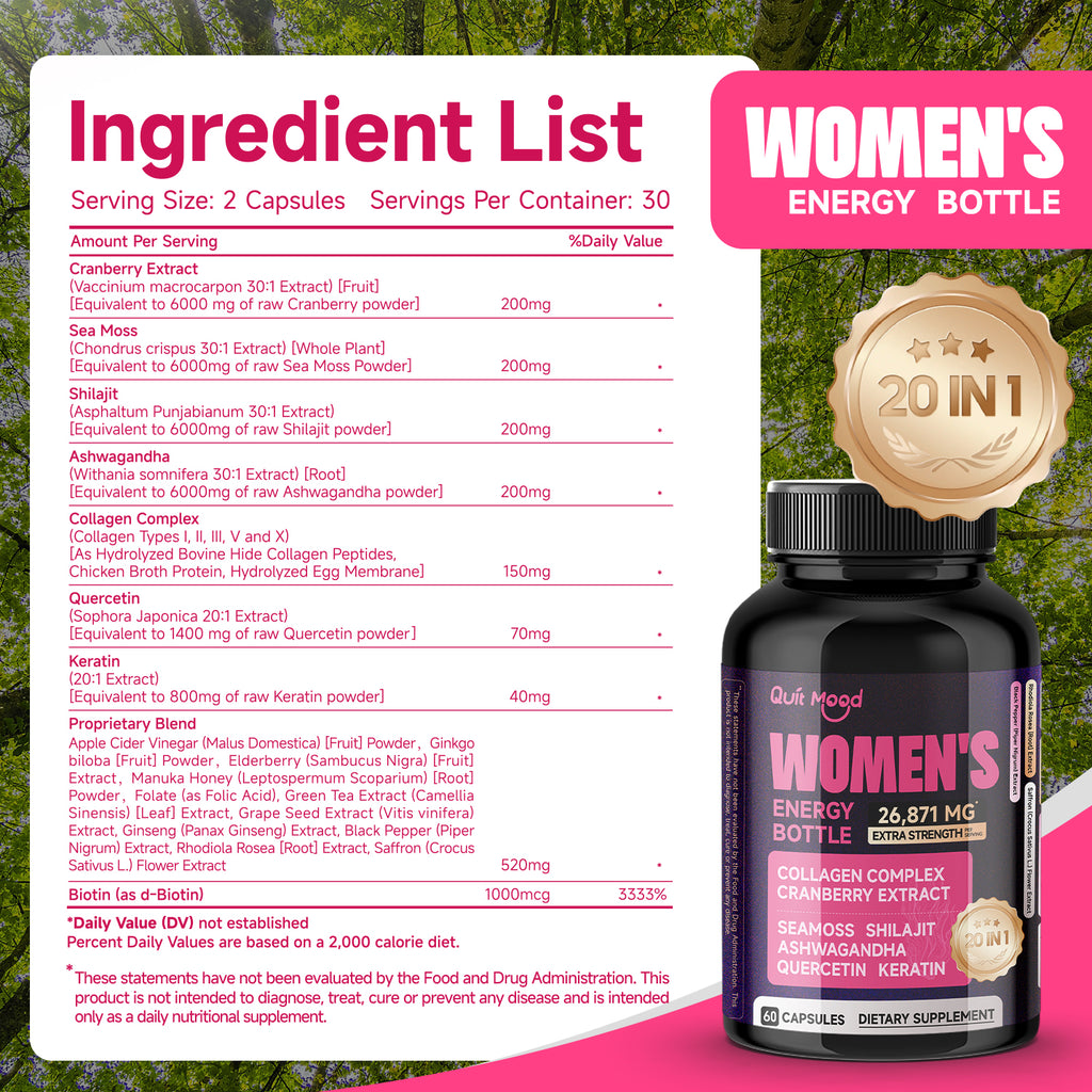 Energy Bottle for Women
