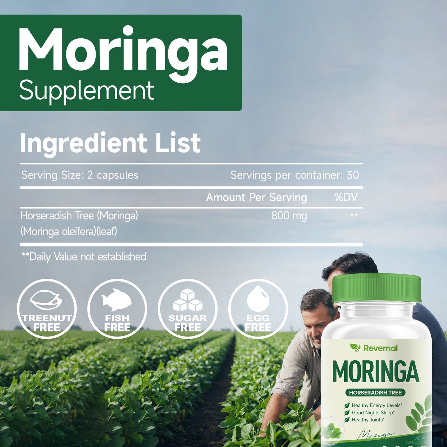 Moringa Powder Capsules