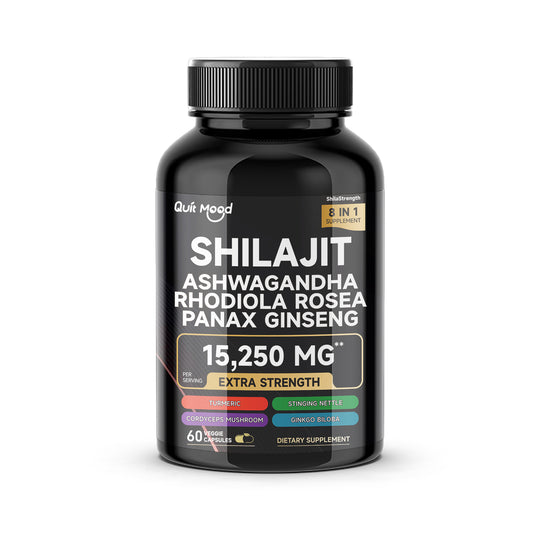 Shilajit Ashwagandha Rhodiola Rosea panax ginseng