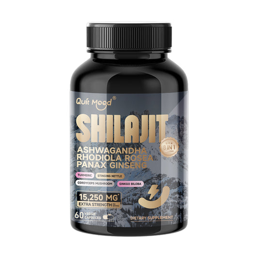 Shilajit Ashwagandha Rhodiola Rosea panax ginseng